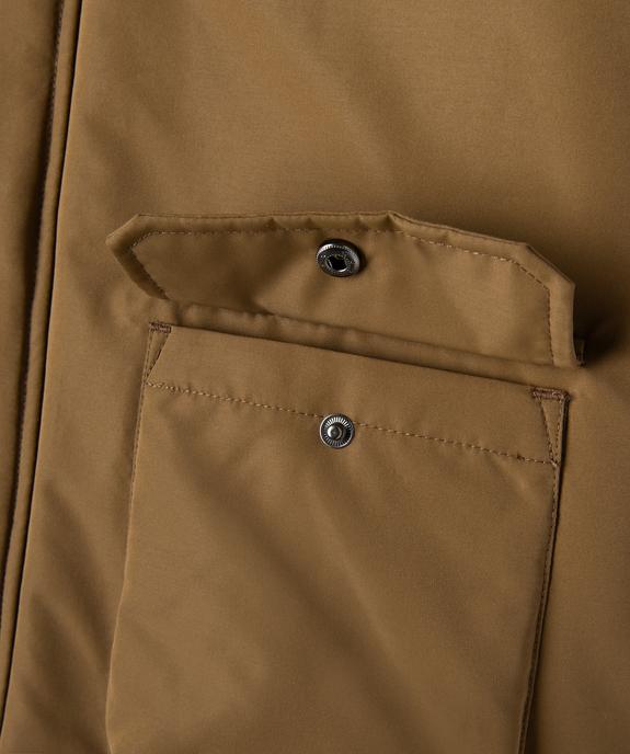 Parka à capuche avec doublure douillette garçon vue4 - GEMO 4G GARCON - GEMO