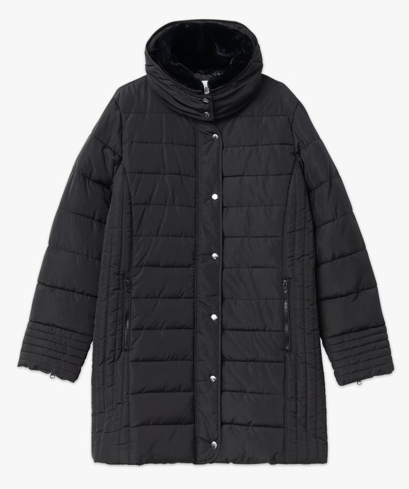 Manteau femme grande taille matelassé avec col doublé vue7 - GEMO (G TAILLE) - GEMO