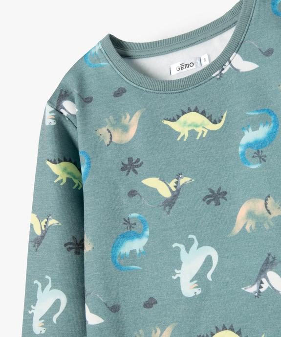 Pyjama garçon effet dépareillé motif dinosaures vue2 - GEMO (ENFANT) - GEMO