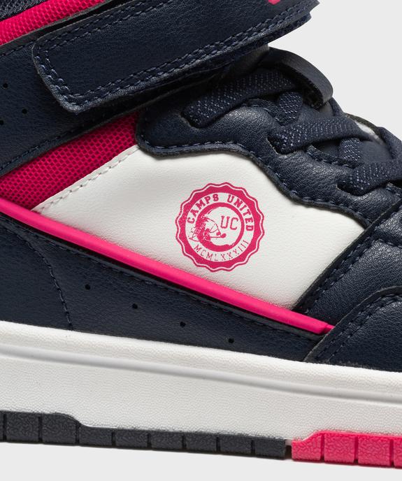 Baskets mid-cut à lacets élastiques et scratch fille - Camps United vue7 - CAMPS GEMO FOR GOOD - GEMO