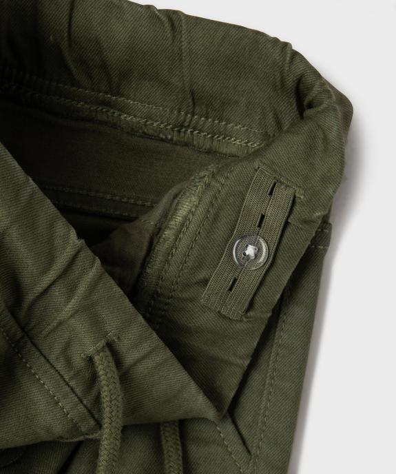 Pantalon cargo 6 poches garçon vue3 - GEMO (ENFANT) - GEMO