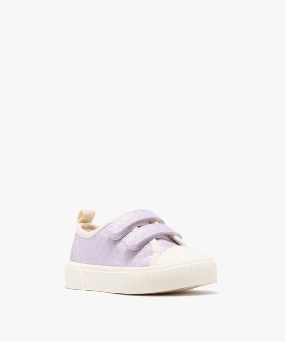 Baskets basses à scratch et reflets irisés fille vue3 - LOVELY WINGS GEMO FOR GOOD - GEMO