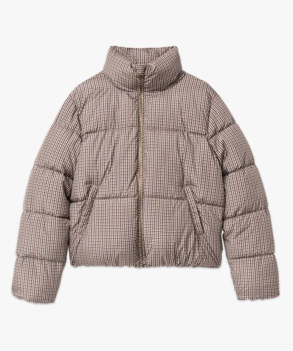 Blouson matelassé avec col montant coupe courte femme vue4 - PREMIER PRIX BY GEMO - GEMO