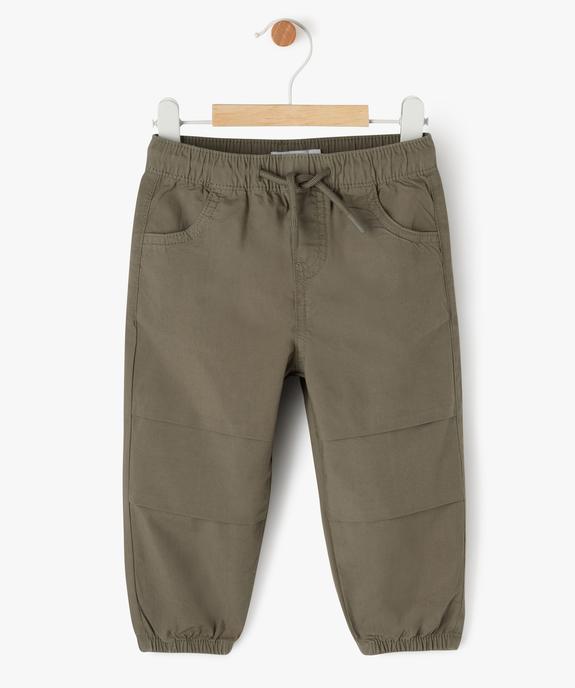 Pantalon parachute en toile bébé garçon vue1 - GEMO(BEBE DEBT) - GEMO