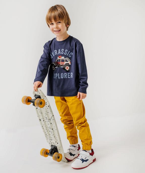 Tee-shirt manches longues imprimé garçon vue1 - GEMO (ENFANT) - GEMO