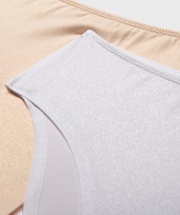 Culotte en microfibre pailletée sans coutures fille (lot de 2) vue2 - GEMO (JUNIOR) - GEMO