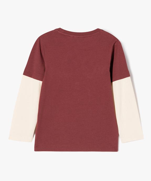T-shirt manches longues effet superposé garçon vue5 - HARRY POTTER - GEMO