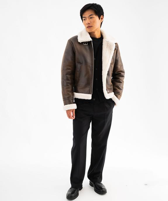 Gilet à col V en maille fine homme vue4 - GEMO (HOMME) - GEMO