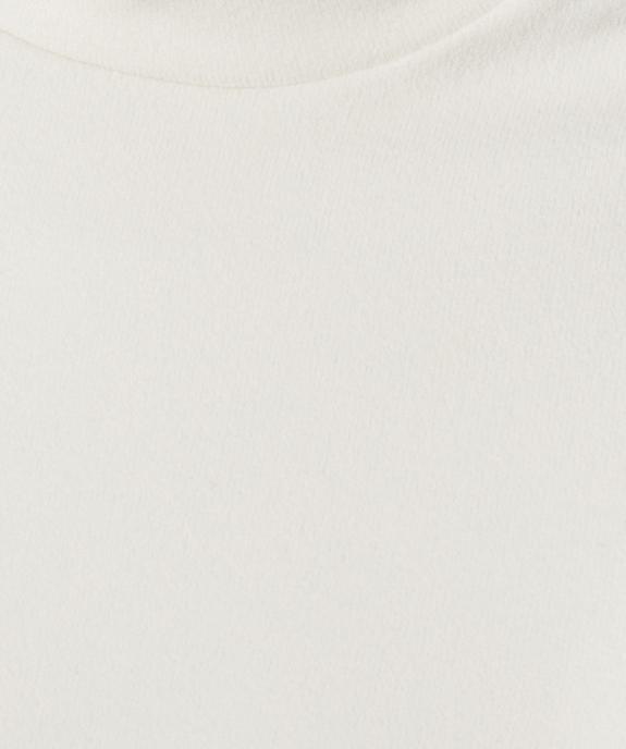 Tee-shirt manches longues chaud finitions froncées fille vue2 - GEMO (ENFANT) - GEMO
