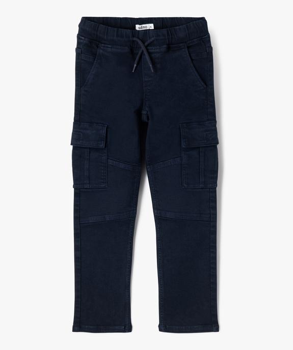 Pantalon cargo 6 poches garçon vue2 - GEMO (ENFANT) - GEMO
