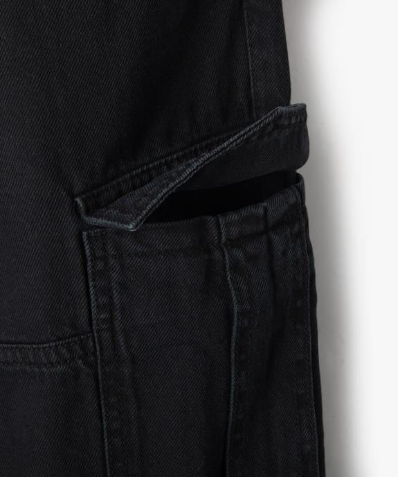 Pantalon cargo en toile garçon vue4 - GEMO (JUNIOR) - GEMO