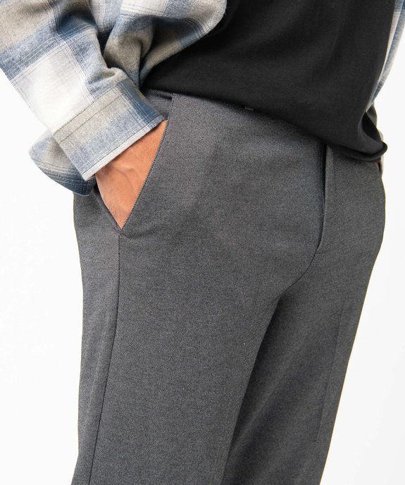 Pantalon de costume homme en toile extensible longueur chevilles vue5 - GEMO (HOMME) - GEMO