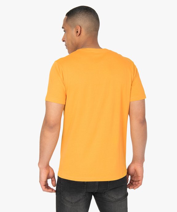 Tee-shirt homme à manches courtes imprimé nature - Roadsign vue3 - ROADSIGN - GEMO