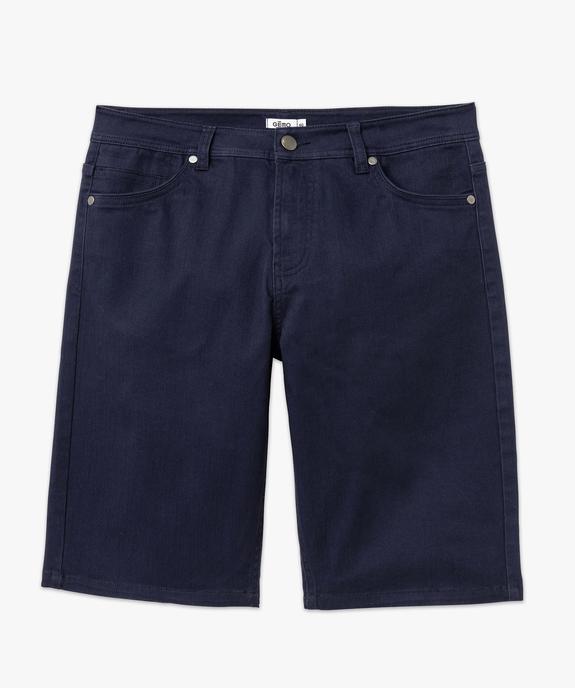 Bermuda en coton coupe Regular homme vue4 - GEMO (HOMME) - GEMO