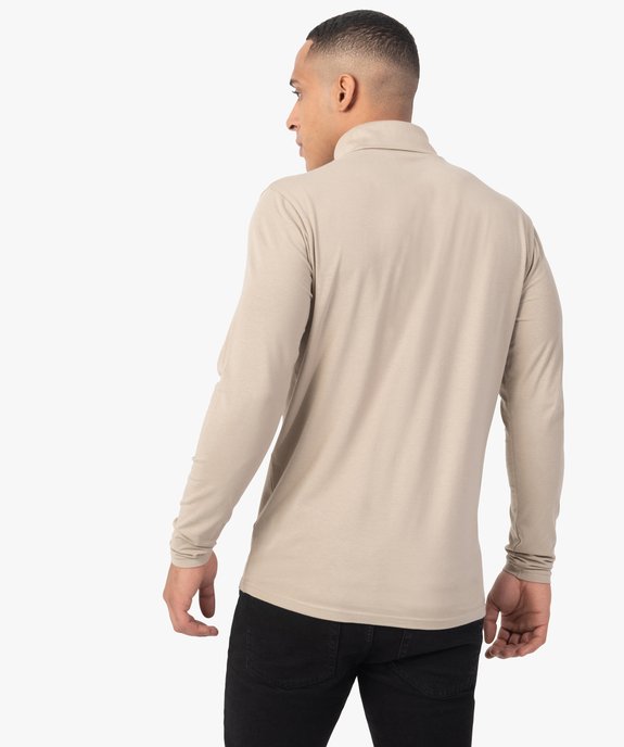 Tee-shirt à col roulé homme vue3 - GEMO (HOMME) - GEMO