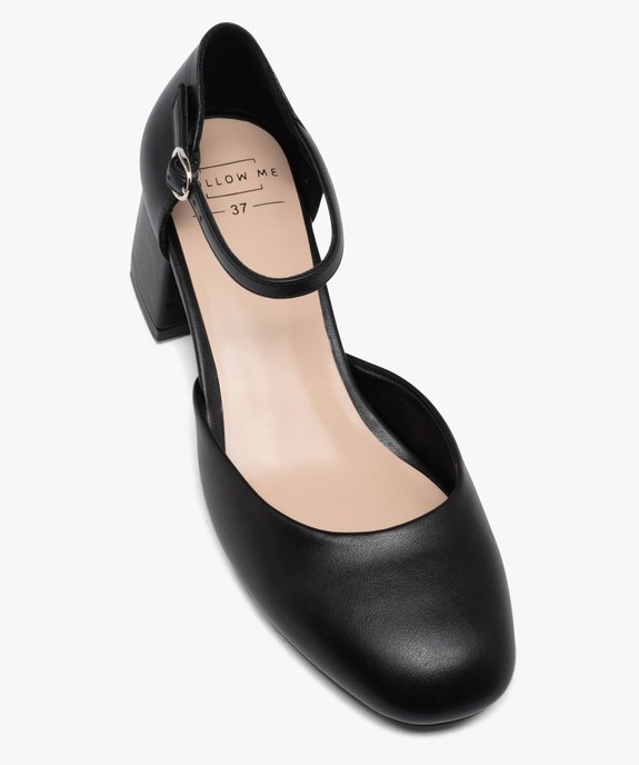Escarpins vernis avec bride cheville femme vue5 - FOLLOW ME - GEMO