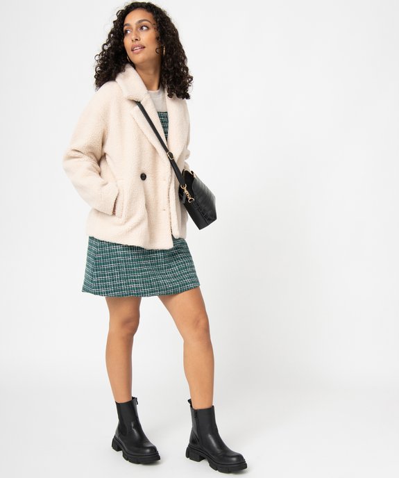 Veste femme en fourrure imitation vue5 - GEMO(FEMME PAP) - GEMO