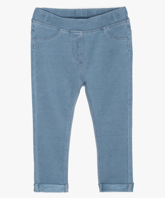 Jegging à taille réglable bébé fille vue1 - GEMO(BEBE DEBT) - GEMO