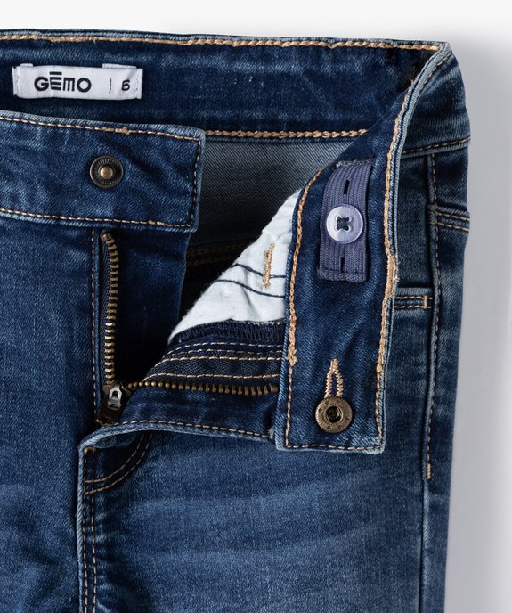 Jean ultra skinny à taille réglable fille vue2 - GEMO 4G FILLE - GEMO