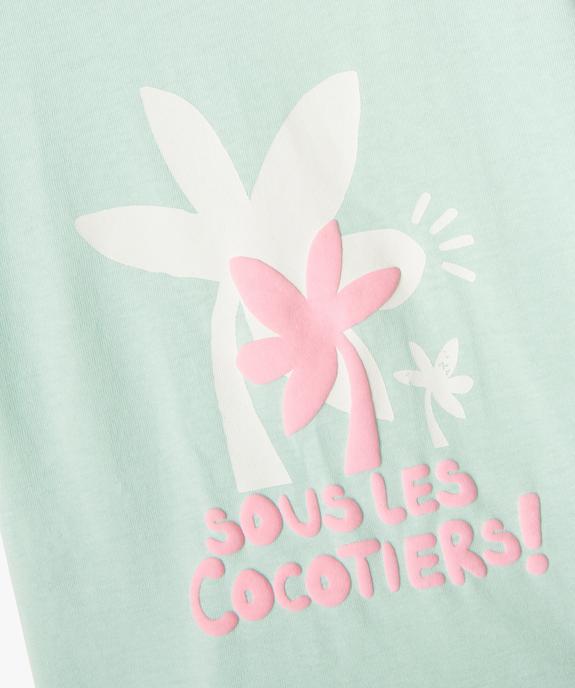 Tee-shirt manches courtes en coton imprimé fantaisie bébé fille vue3 - PREMIER PRIX BY GEMO - GEMO