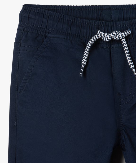 Pantalon jogger coupe slim garçon vue2 - GEMO 4G GARCON - GEMO