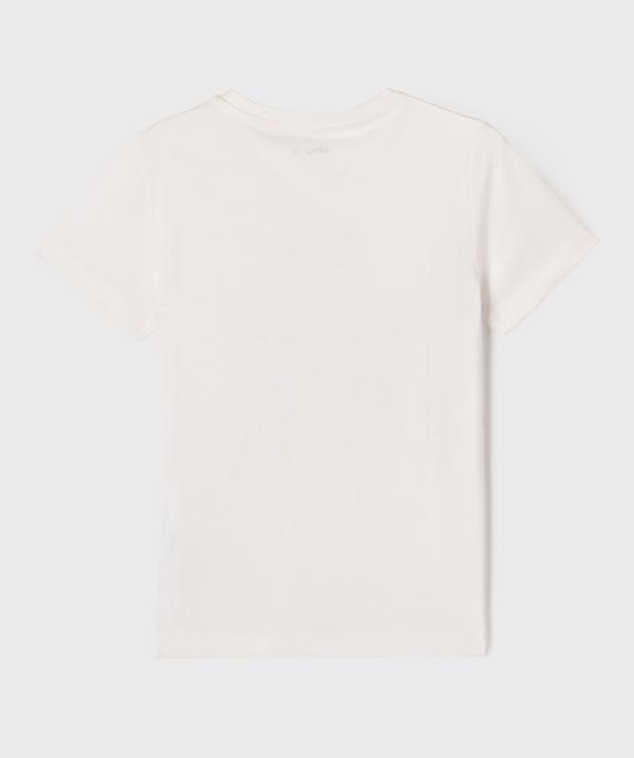 Tee-shirt manches courtes à message garçon vue3 - GEMO (ENFANT) - GEMO