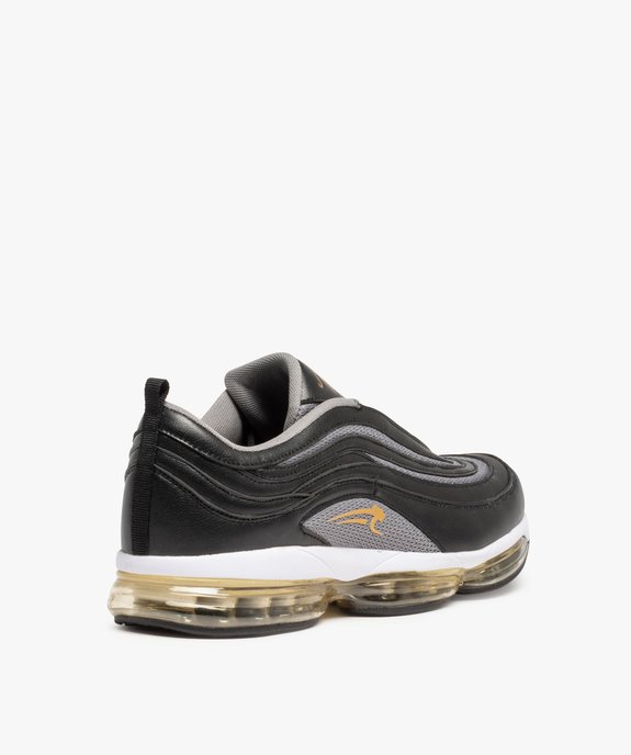 Baskets homme running à semelle translucide – Airness  vue4 - AIRNESS - GEMO