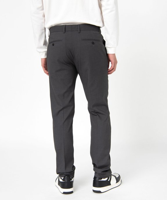 Pantalon de costume coupe droite homme vue2 - GEMO 4G HOMME - GEMO