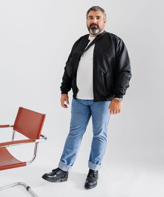 Blouson zippé style bombers homme vue15 - GEMO 4G HOMME - GEMO