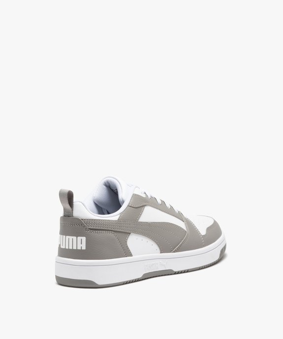 Baskets homme contrastées style rétro Rebound V6- Puma vue4 - PUMA - GEMO