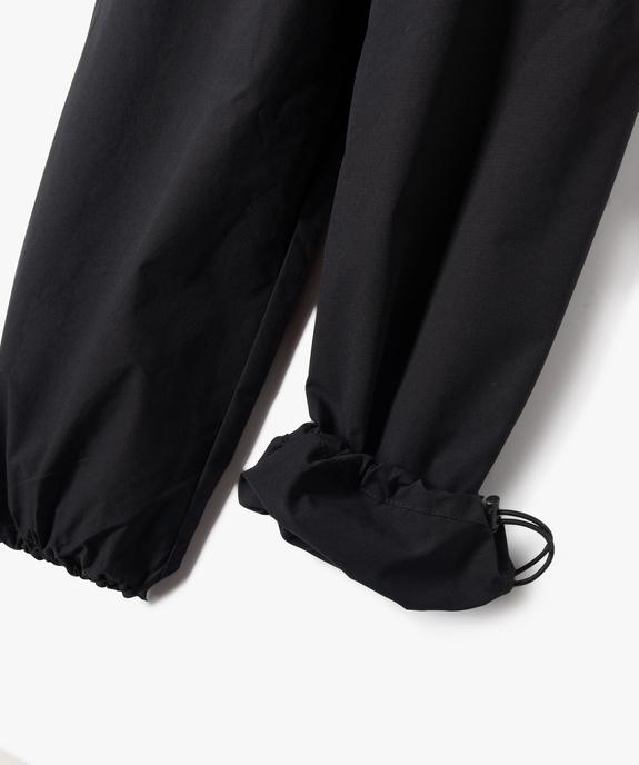 Pantalon cargo large à enfiler garçon vue5 - GEMO (JUNIOR) - GEMO