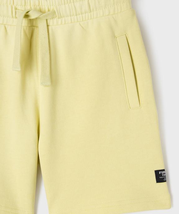 Short en maille avec taille élastique garçon vue2 - GEMO (ENFANT) - GEMO