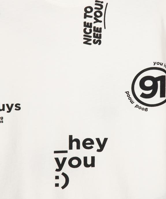 Tee-shirt imprimé graphique garçon vue2 - GEMO 4G GARCON - GEMO