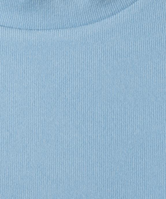 Tee-shirt manches longues chaud finitions froncées fille vue3 - GEMO (ENFANT) - GEMO