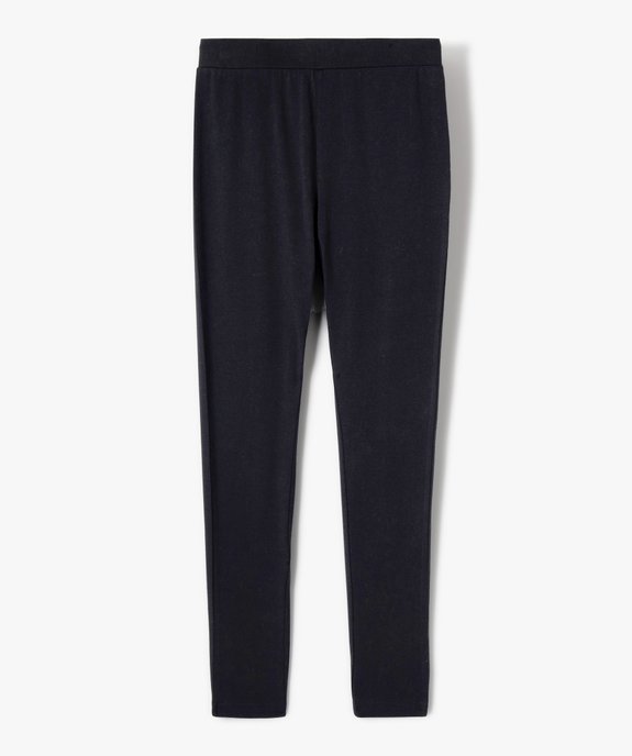 Pantalon de pyjama ajusté à taille élastiquée fille vue1 - GEMO