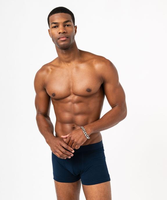 Boxer en coton stretch homme (lot de 2) vue2 - GEMO 4G HOMME - GEMO