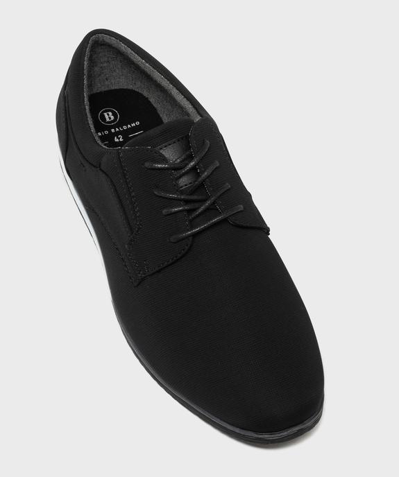 Derbies à semelle sportswear dessus textile homme - Mario Baldano vue11 - MARIO BALDANO - GEMO