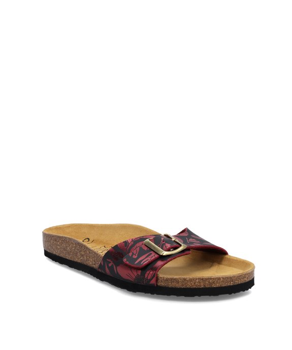 Mules femme à talon plat et bride ajustable imprimée vue2 - GEMO (CASUAL) - GEMO