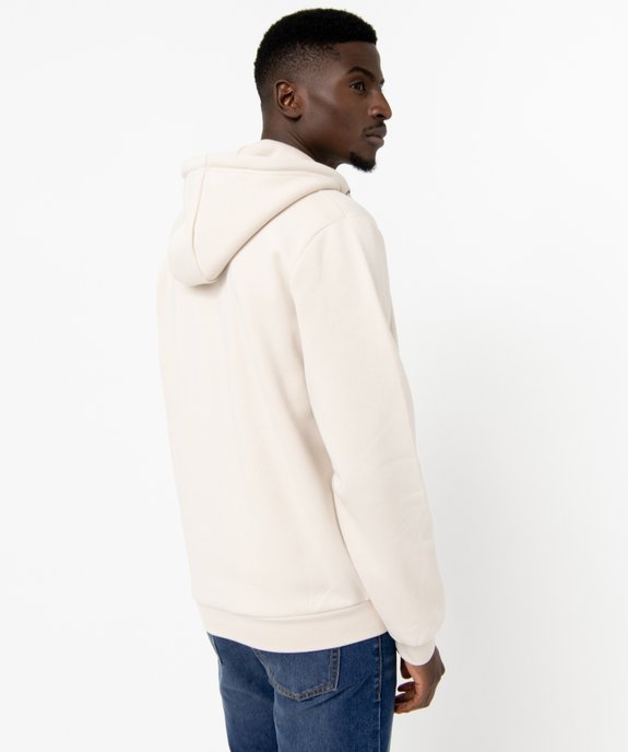 Sweat zippé à capuche homme vue3 - GEMO 4G HOMME - GEMO