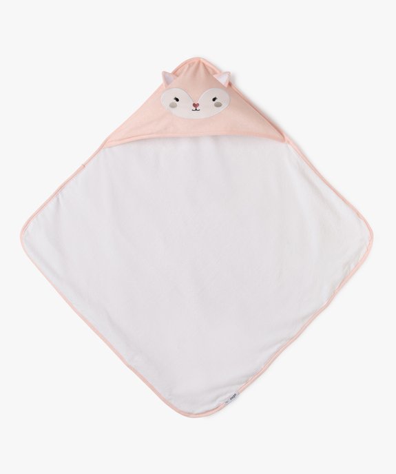 Cape de bain en jersey et éponge avec capuche animée bébé vue1 - GEMO (ACCESS) - GEMO