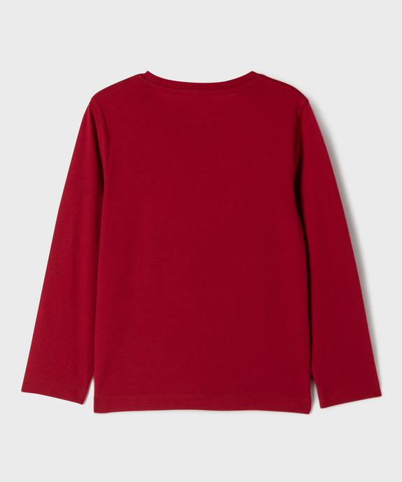 Tee-shirt manches longues spécial Noël garçon vue3 - GEMO 4G GARCON - GEMO