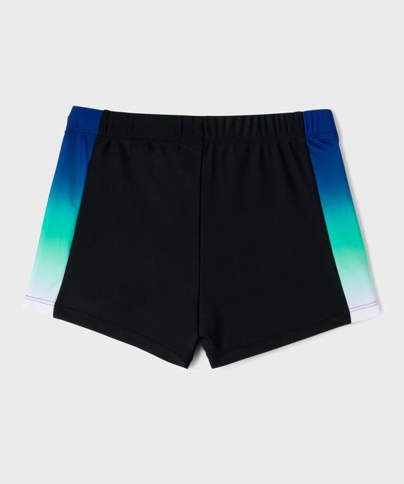 Shorty de bain avec bandes colorées garçon vue4 - GEMO (JUNIOR) - GEMO