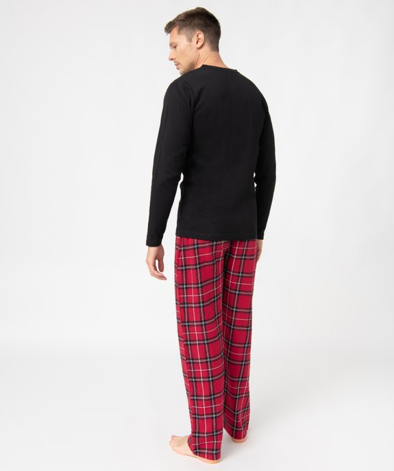 Pyjama  homme à carreaux dans sa pochette vue3 - GEMO(HOMWR HOM) - GEMO