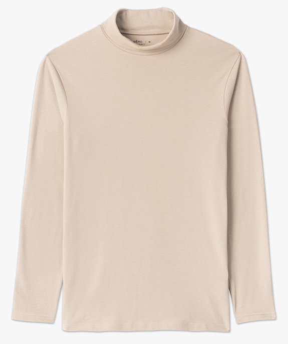 Tee-shirt à col roulé homme vue4 - GEMO (HOMME) - GEMO
