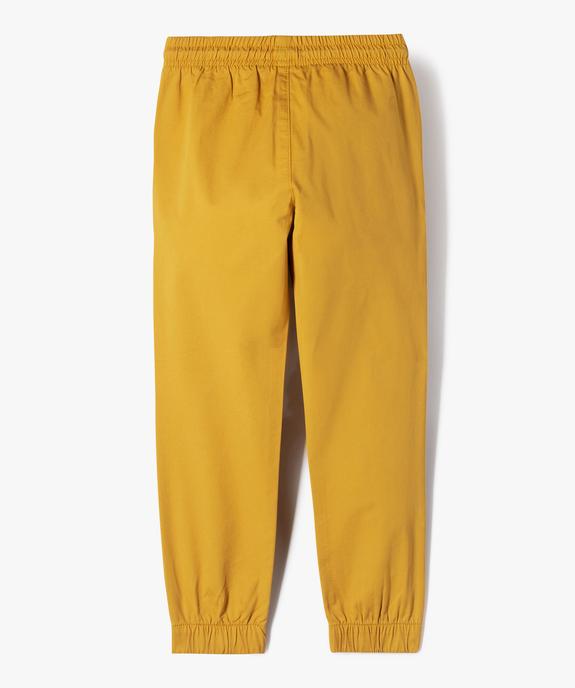 Pantalon jogger en toile garçon vue4 - GEMO (ENFANT) - GEMO