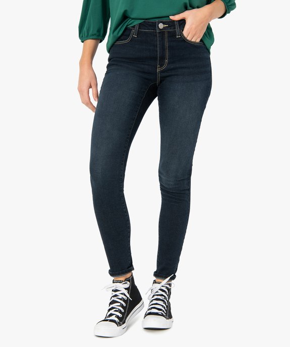 Jean femme coupe Skinny taille normale vue1 - GEMO(FEMME PAP) - GEMO