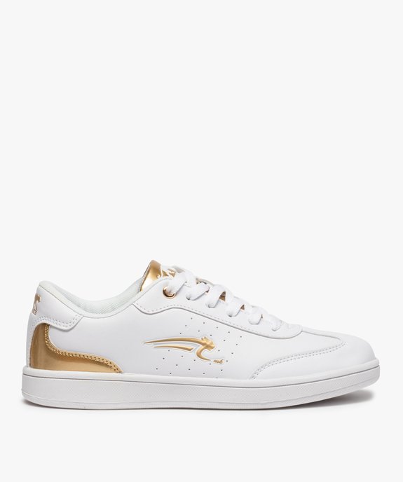 Tennis femme à lacets avec détails métallisés - Airness vue1 - AIRNESS - GEMO