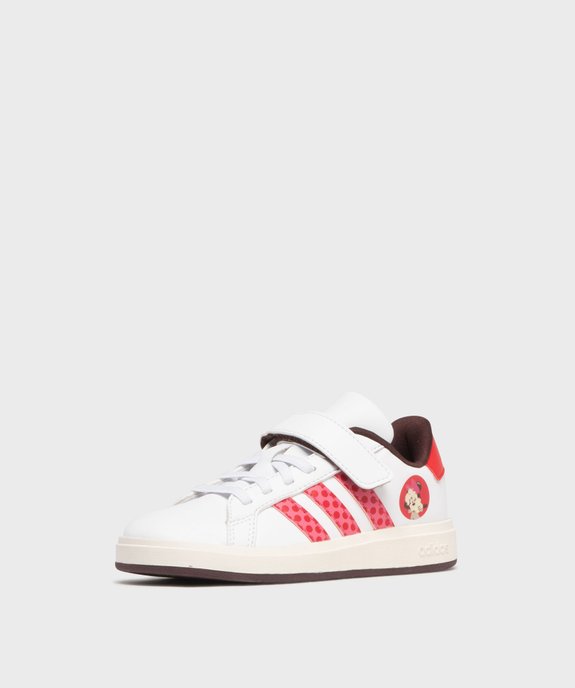 Baskets GrandCourt motif Minnie Mouse fille - Adidas x Disney vue2 - ADIDAS - GEMO