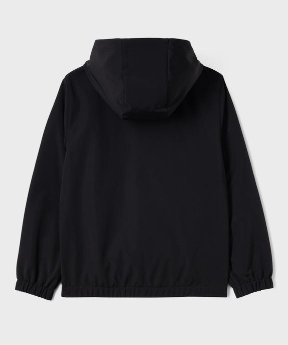 Blouson déperlant à capuche doublé polaire garçon vue4 - GEMO (JUNIOR) - GEMO