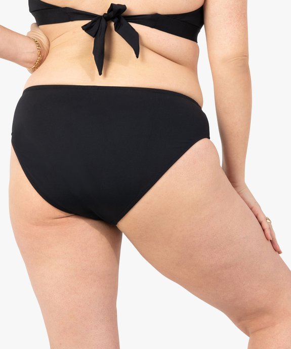 Bas de maillot de bain femme grande taille forme culotte vue2 - GEMO (PLAGE) - GEMO